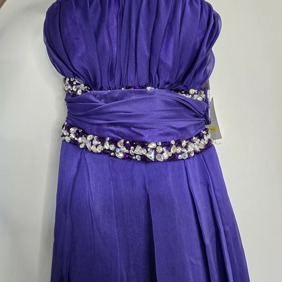NWT Bora Elegant Purple Cocktail Dress Size XS
